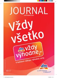 DM DROGERIE leták - Journal septembri 2026