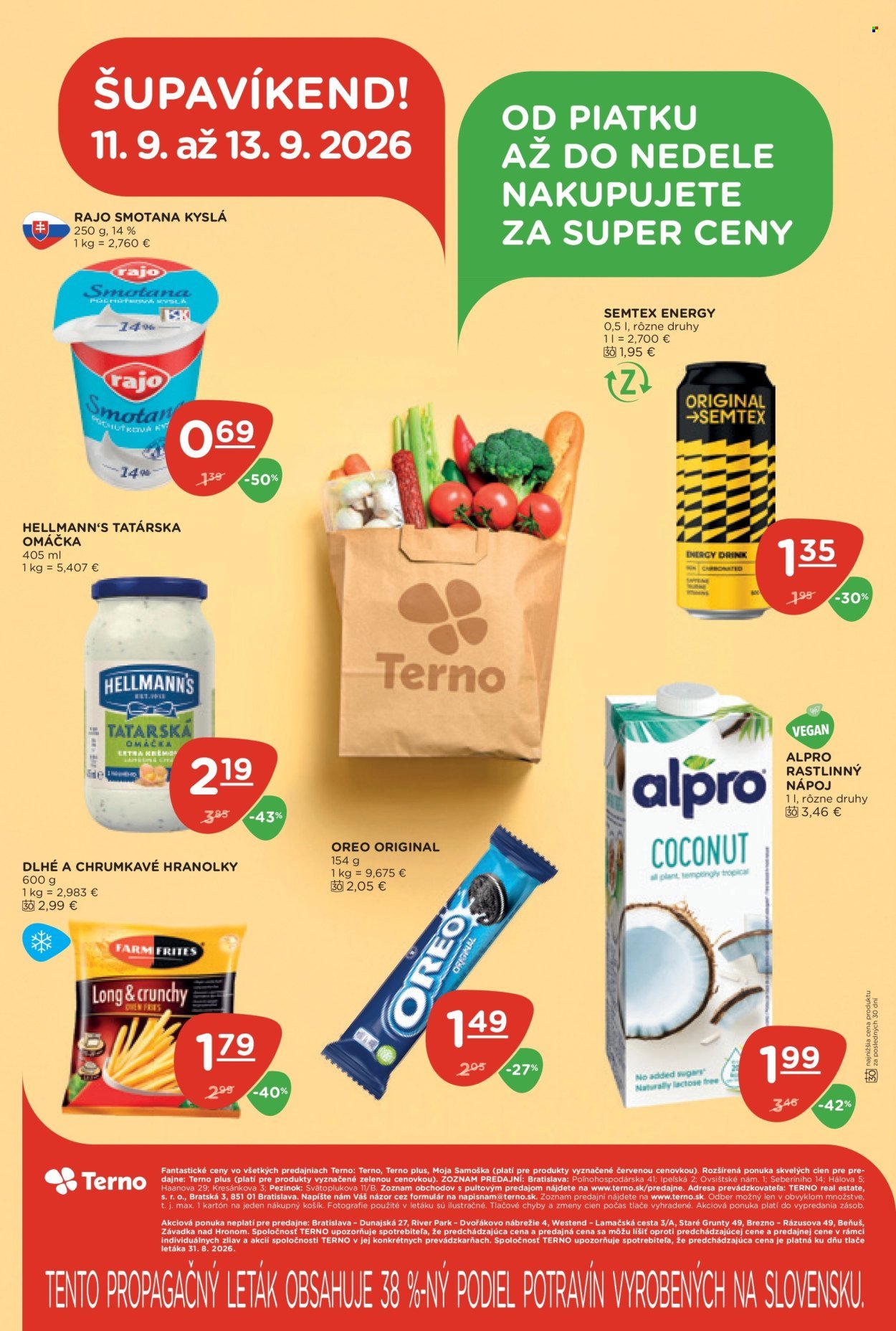 TERNO leták - Od štvrtka 10.9.2026