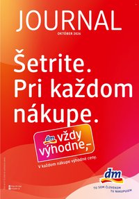 DM DROGERIE leták - Journal October 2026