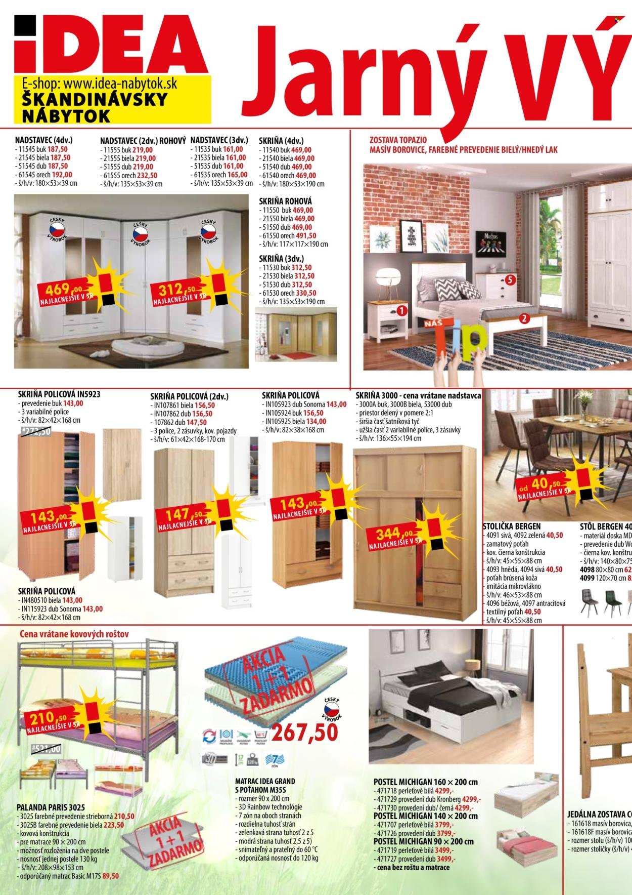 IDEA NÁBYTOK leták - Od nedele 15.3.2026 (2026-03-15 - 2026-03-31) | 2