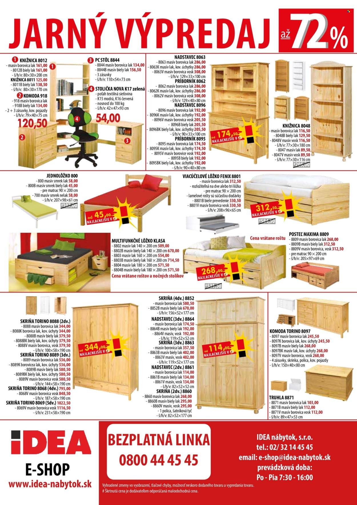 IDEA NÁBYTOK leták - Od nedele 15.3.2026 (2026-03-15 - 2026-03-31) | 4