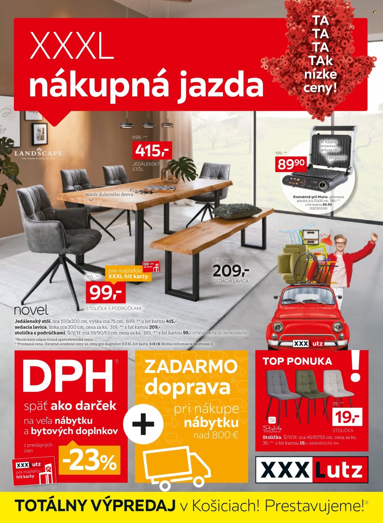 XXXLUTZ leták - Zľava 23 % takmer na všetko