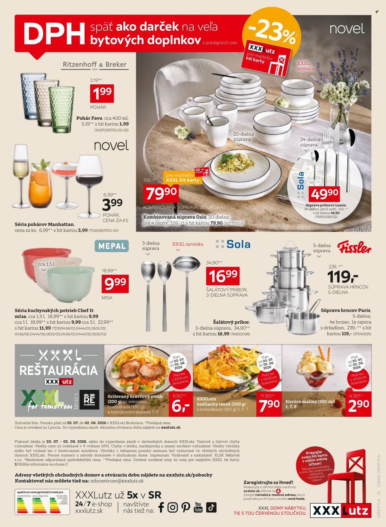 XXXLUTZ leták - Zľava 23 % takmer na všetko