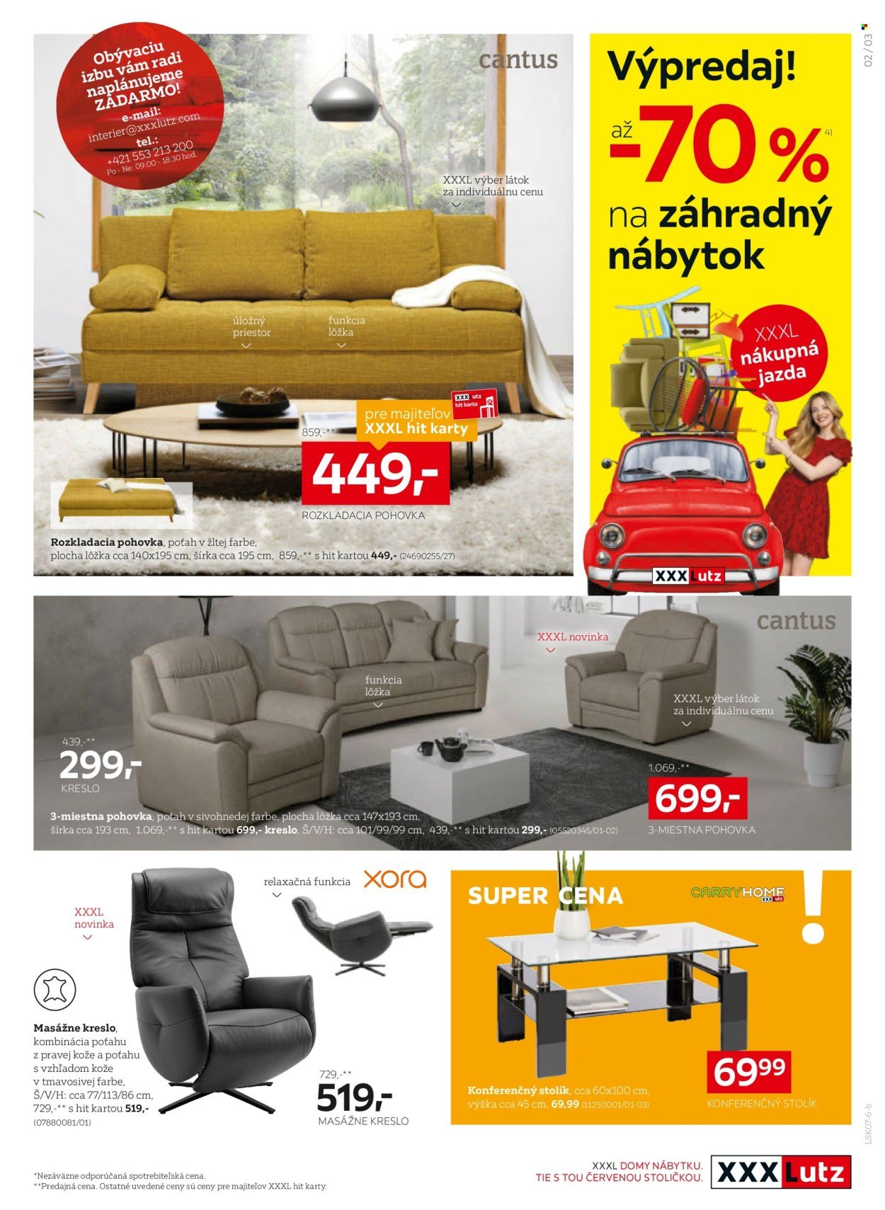 XXXLUTZ leták - Zľava 23 % takmer na všetko