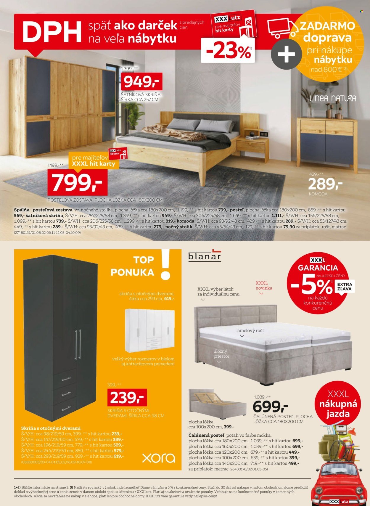 XXXLUTZ leták - Zľava 23 % takmer na všetko