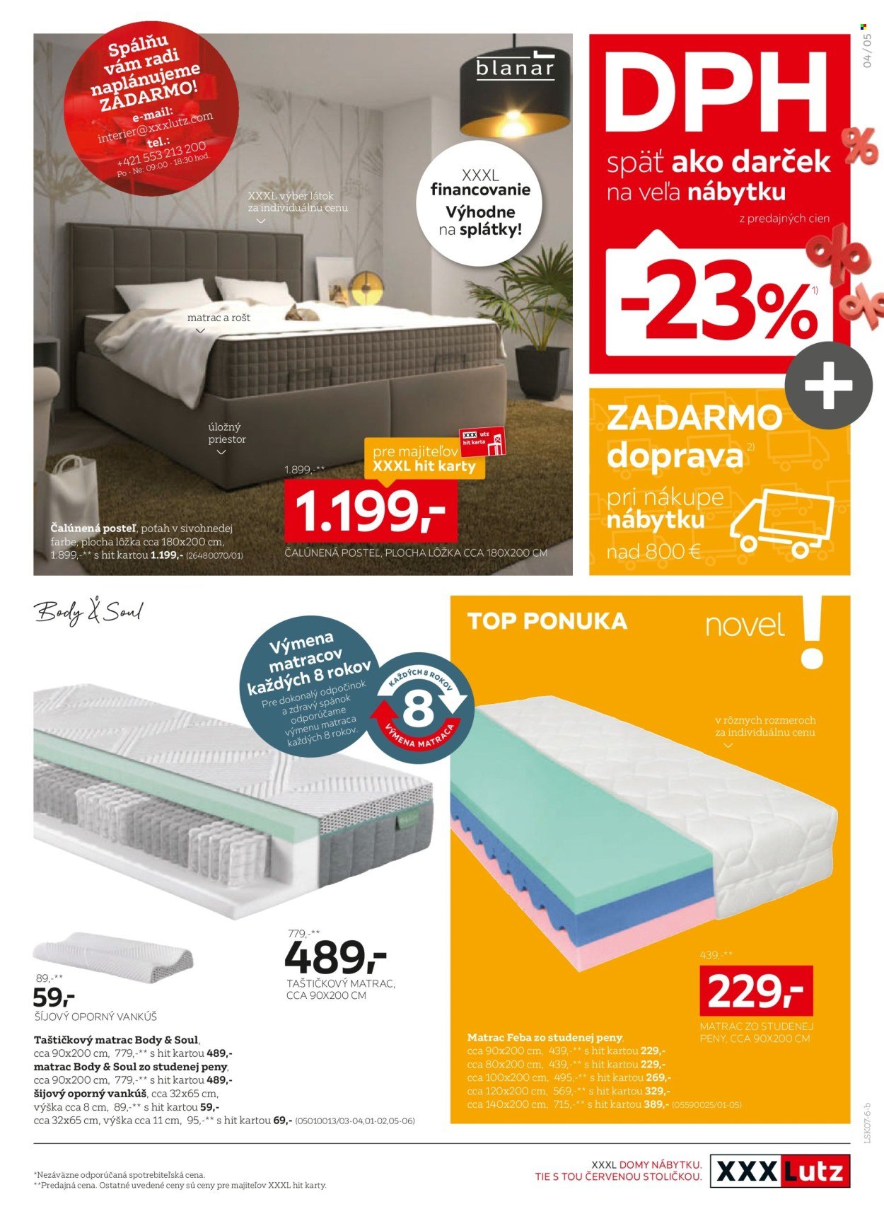 XXXLUTZ leták - Zľava 23 % takmer na všetko