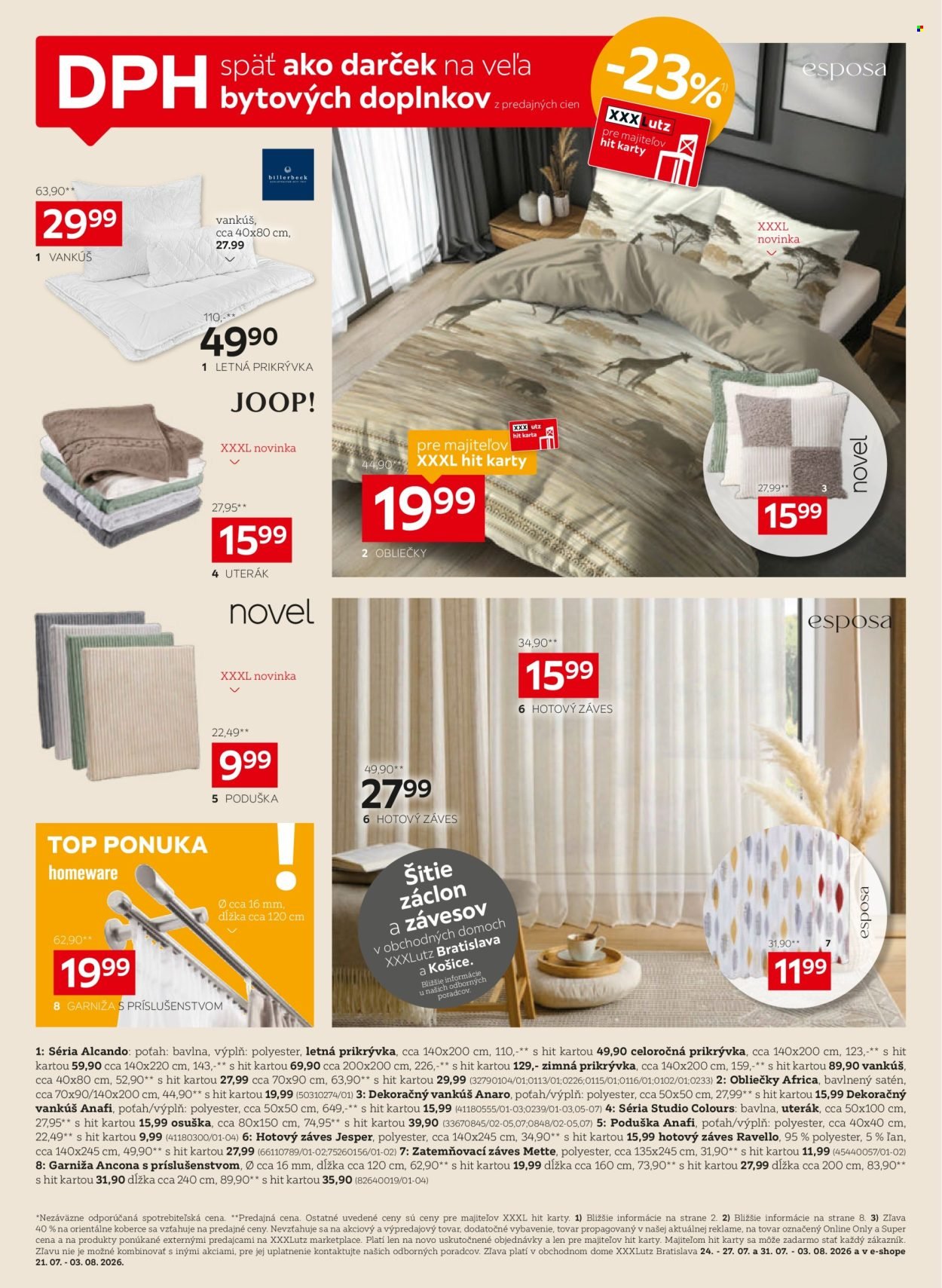 XXXLUTZ leták - Zľava 23 % takmer na všetko