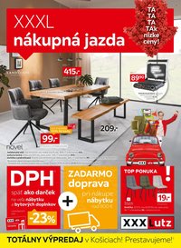 XXXLUTZ leták - Zľava 23 % takmer na všetko