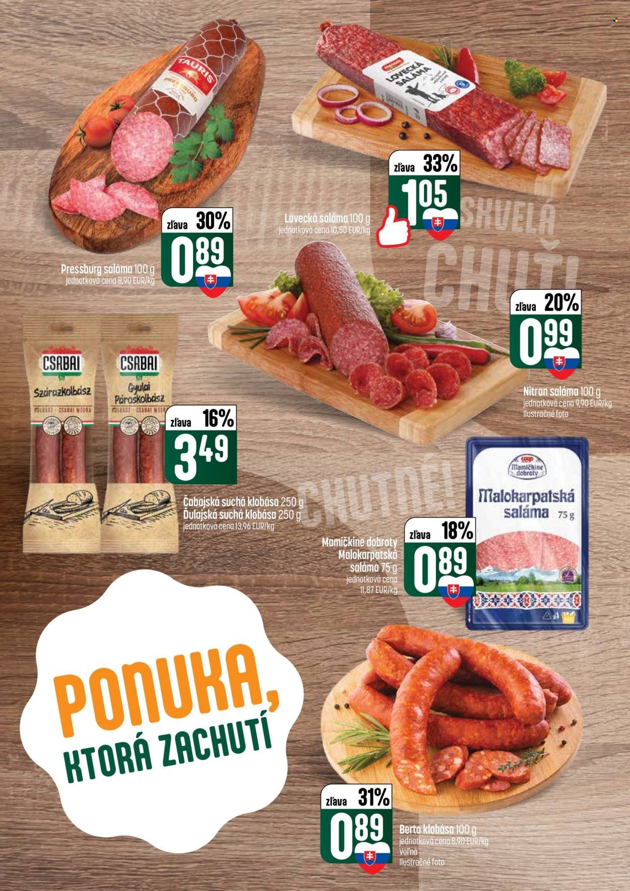 COOP JEDNOTA leták - Od štvrtka 11.6.2026