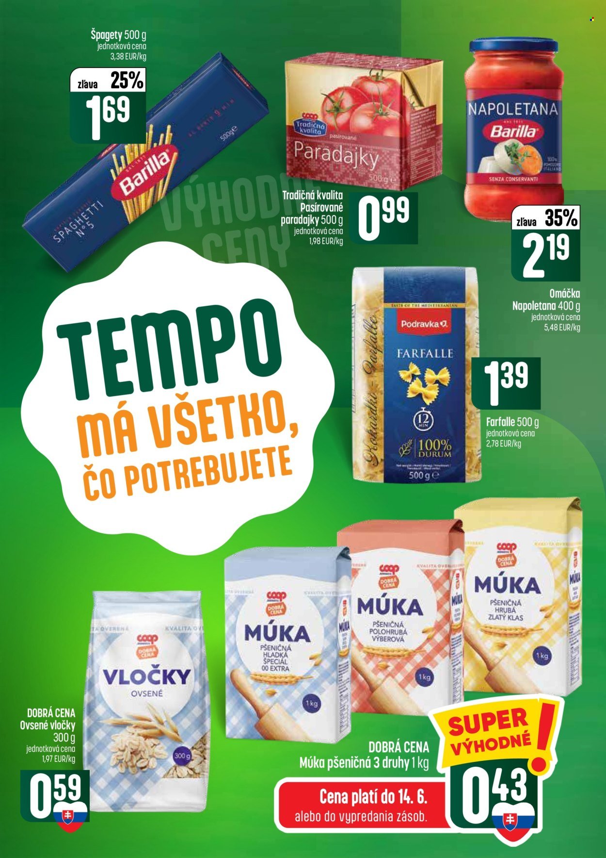 COOP JEDNOTA leták - Od štvrtka 11.6.2026