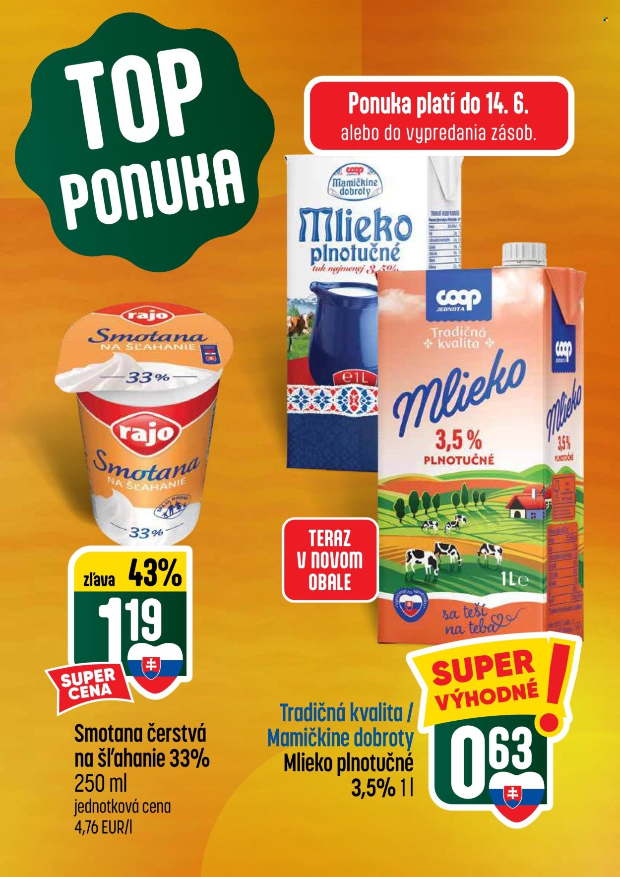 COOP JEDNOTA leták - Od štvrtka 11.6.2026