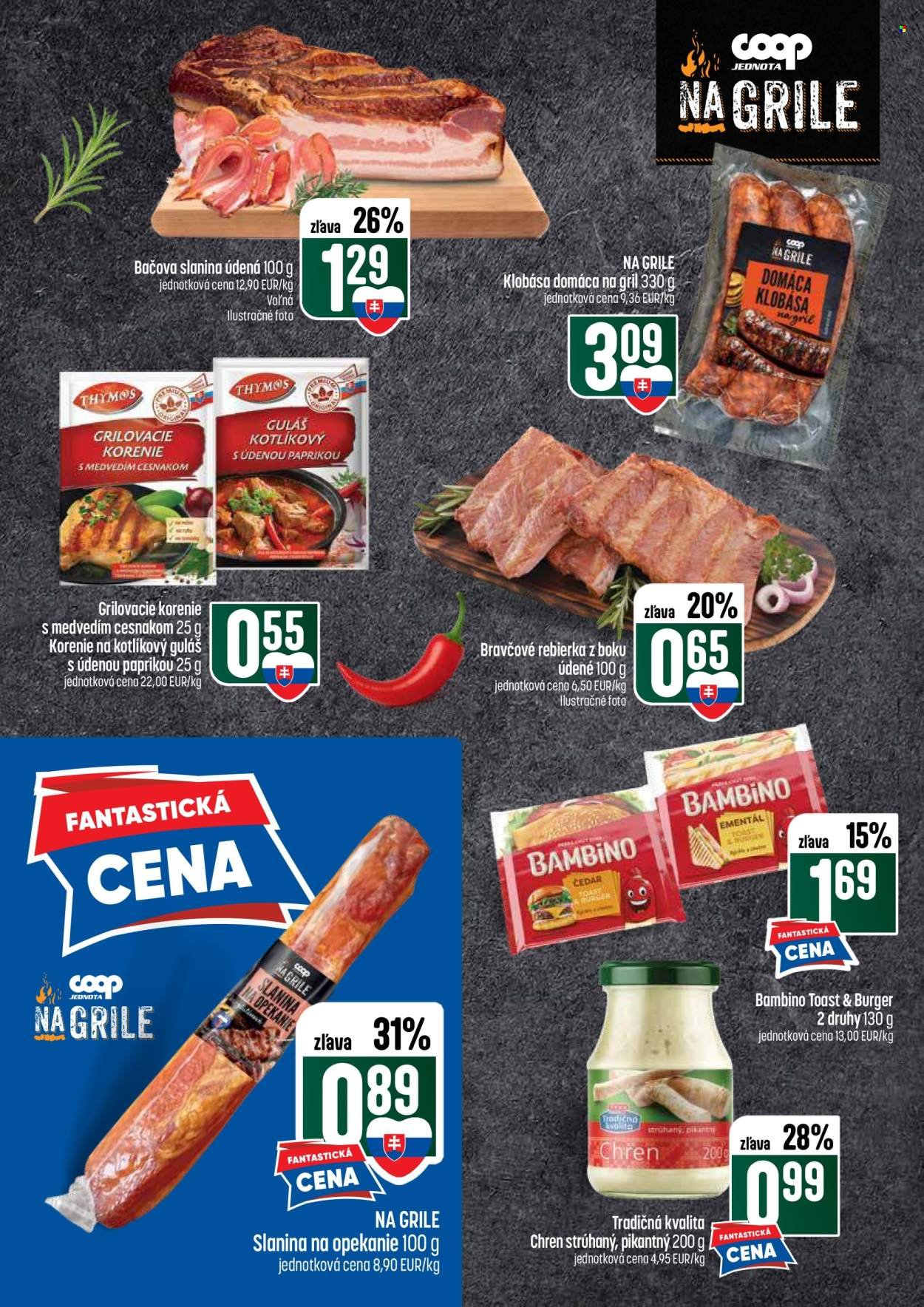 COOP JEDNOTA leták - Od štvrtka 11.6.2026