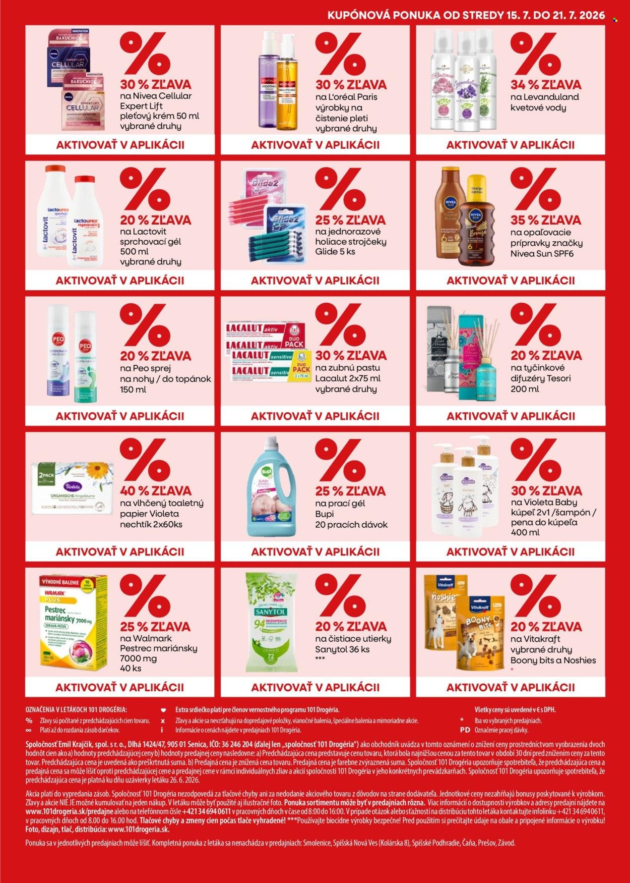 101 DROGERIE leták - Od stredy 8.7.2026