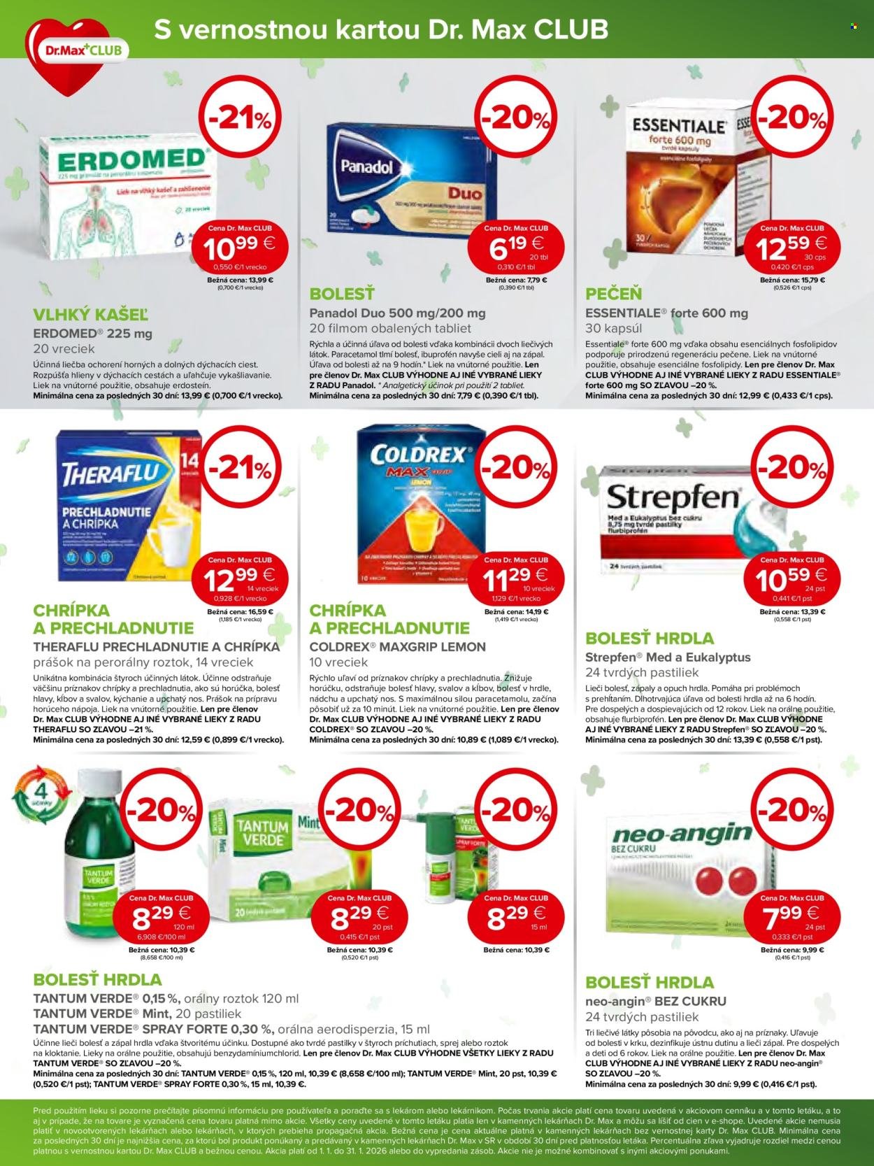 DR. MAX leták - Od štvrtka 1.1.2026 (2026-01-01 - 2026-01-31) | 3