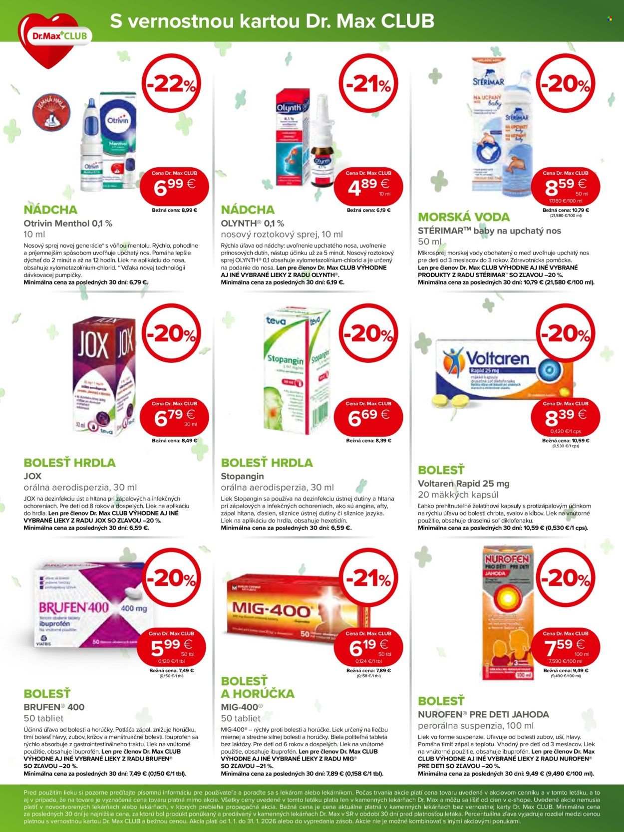 DR. MAX leták - Od štvrtka 1.1.2026 (2026-01-01 - 2026-01-31) | 4