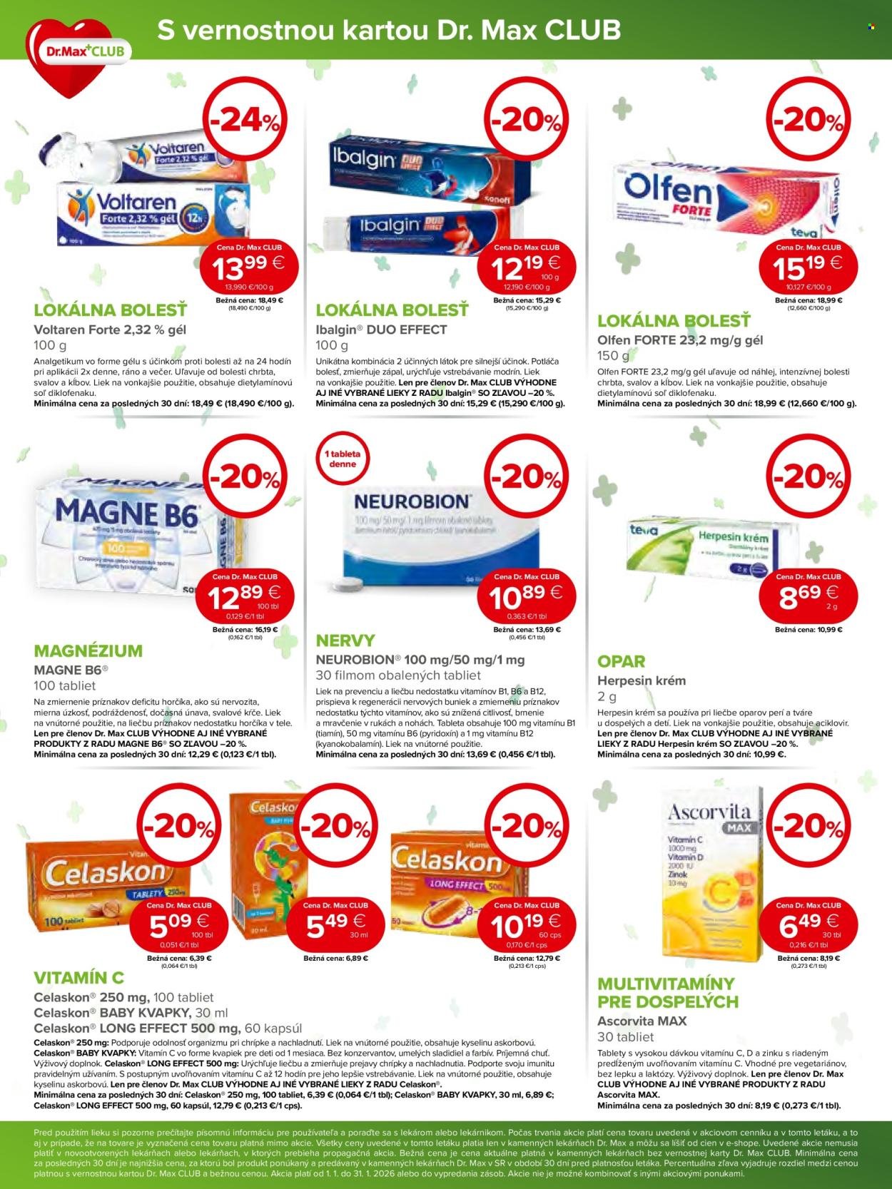 DR. MAX leták - Od štvrtka 1.1.2026 (2026-01-01 - 2026-01-31) | 5