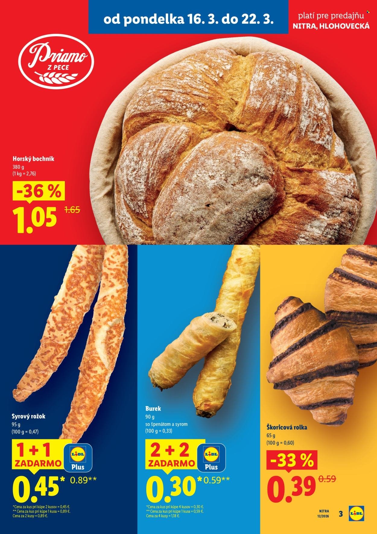 LIDL leták - Nová predajňa v Nitre (2026-03-16 - 2026-03-22) | 3