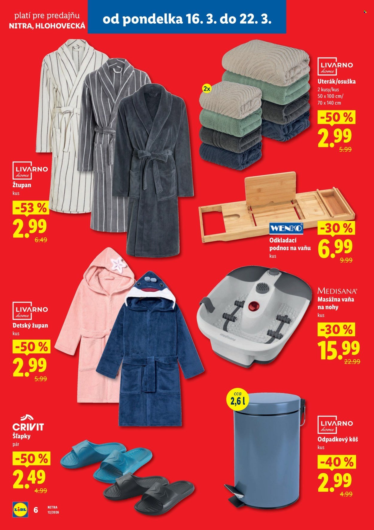 LIDL leták - Nová predajňa v Nitre (2026-03-16 - 2026-03-22) | 6