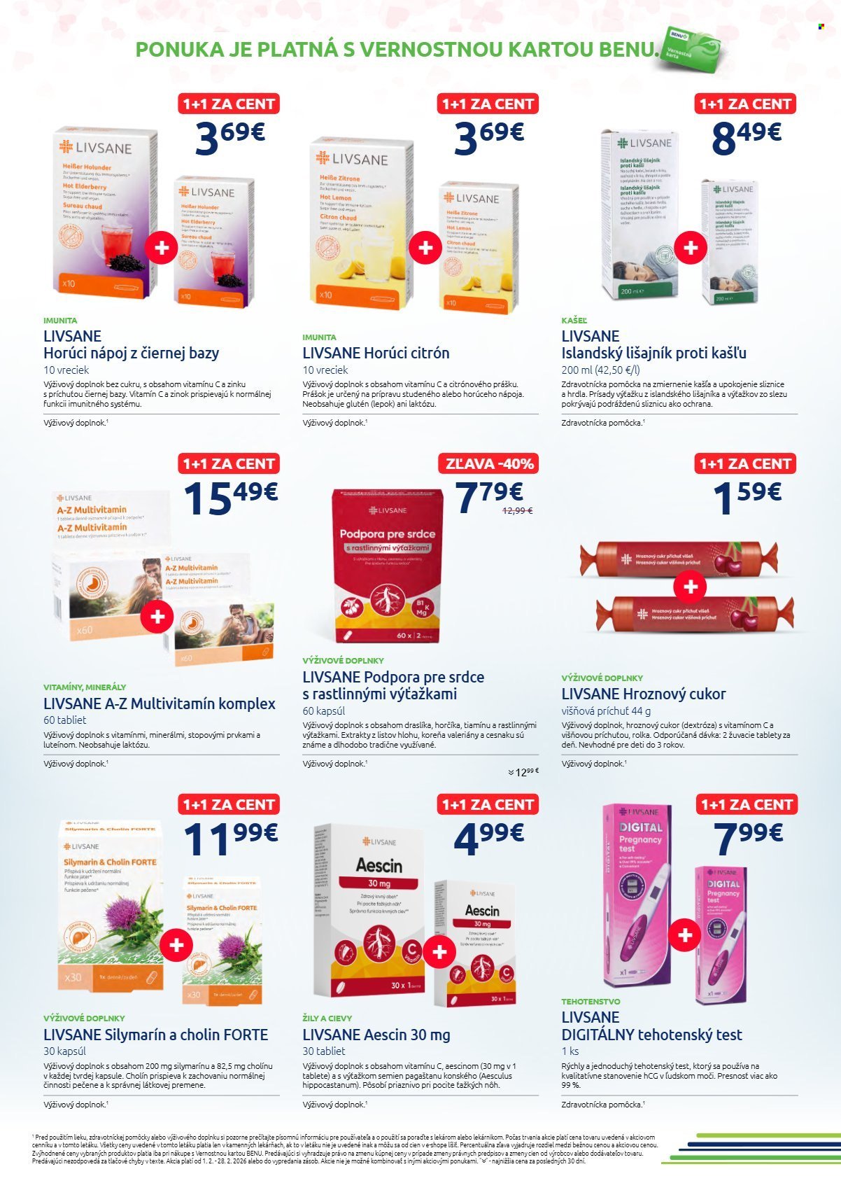 BENU LEKÁREŇ leták - Od nedele 1.2.2026 (2026-02-01 - 2026-02-28) | 12