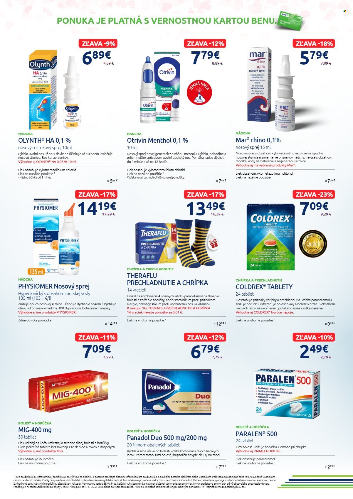 BENU LEKÁREŇ leták - Od nedele 1.2.2026 (2026-02-01 - 2026-02-28) | 4
