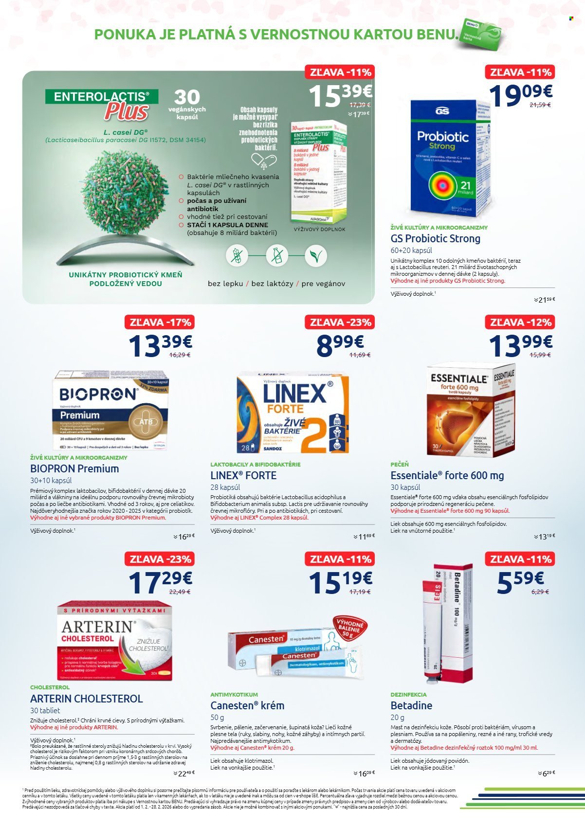 BENU LEKÁREŇ leták - Od nedele 1.2.2026 (2026-02-01 - 2026-02-28) | 8