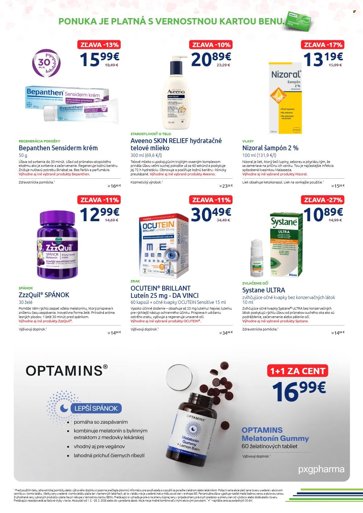 BENU LEKÁREŇ leták - Od nedele 1.2.2026 (2026-02-01 - 2026-02-28) | 9