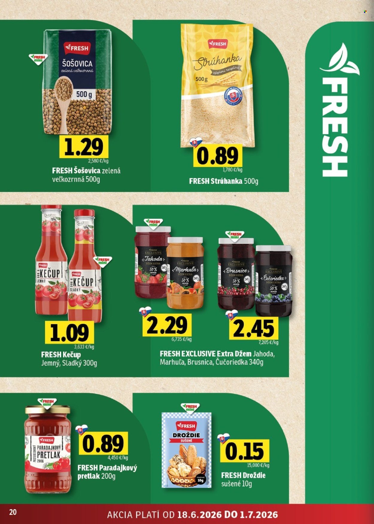 FRESH leták - Stredné a západné Slovensko