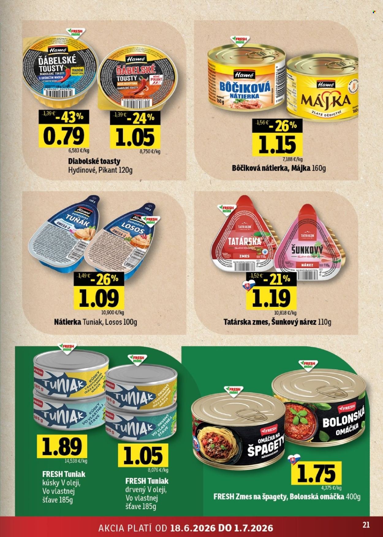 FRESH leták - Stredné a západné Slovensko