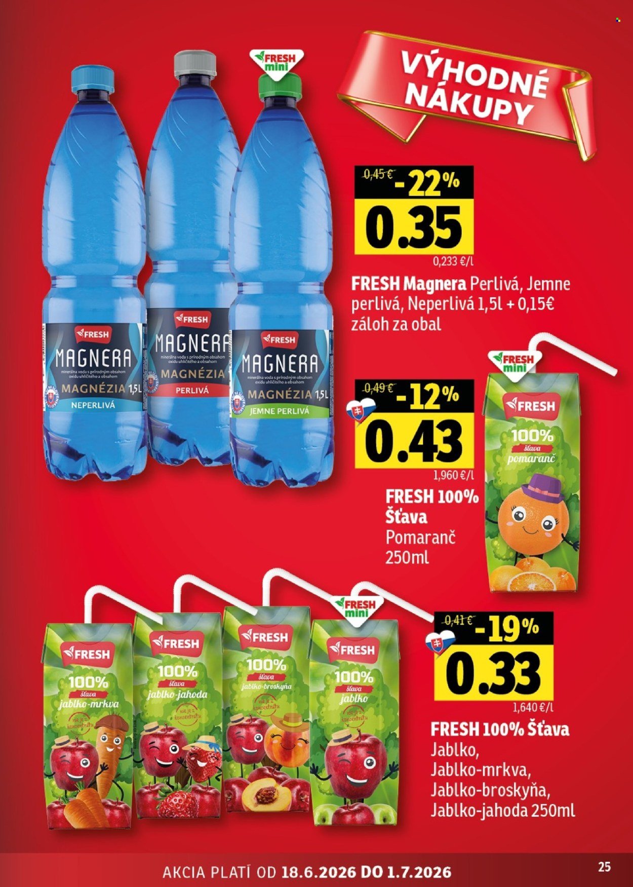 FRESH leták - Stredné a západné Slovensko