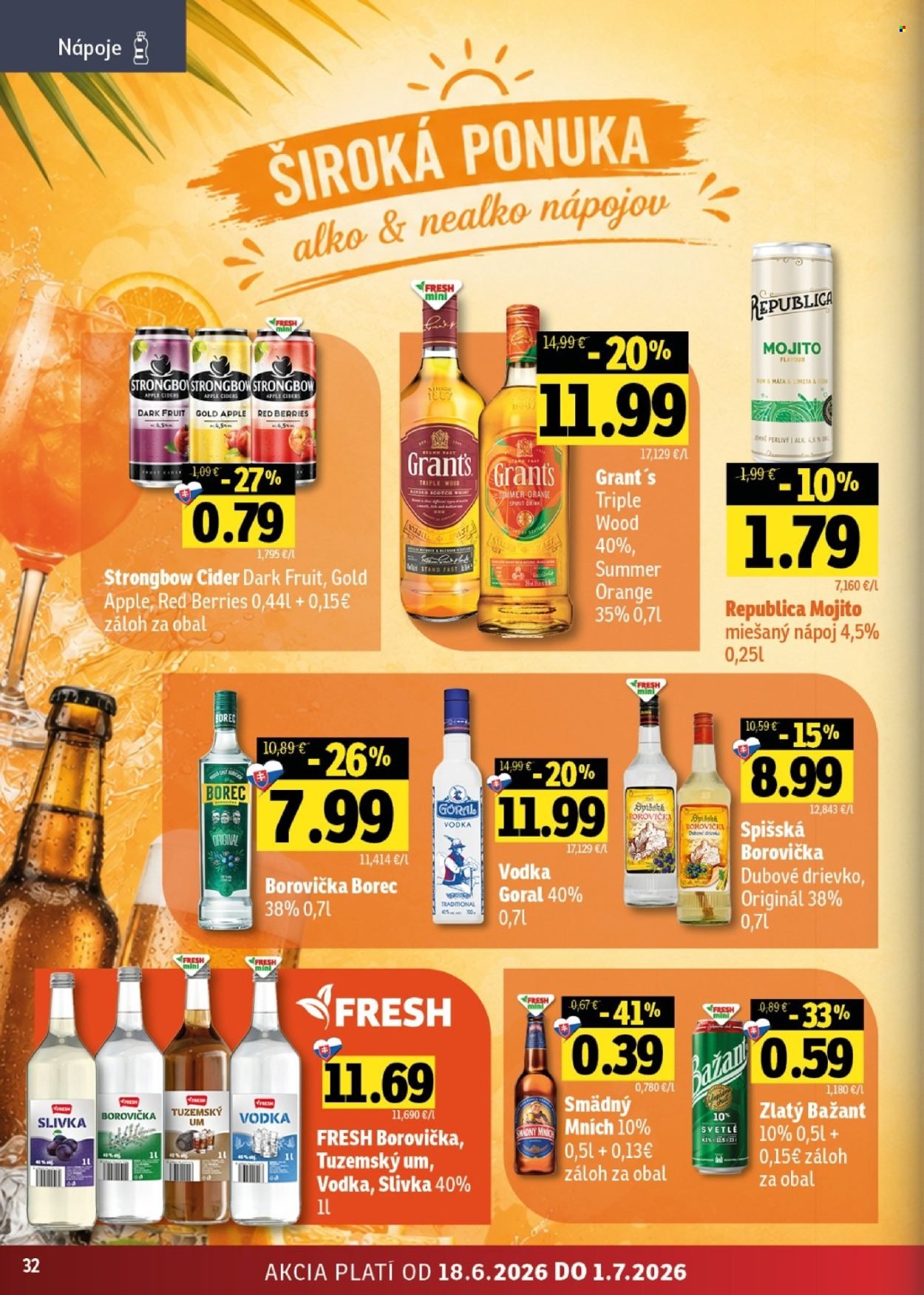 FRESH leták - Stredné a západné Slovensko