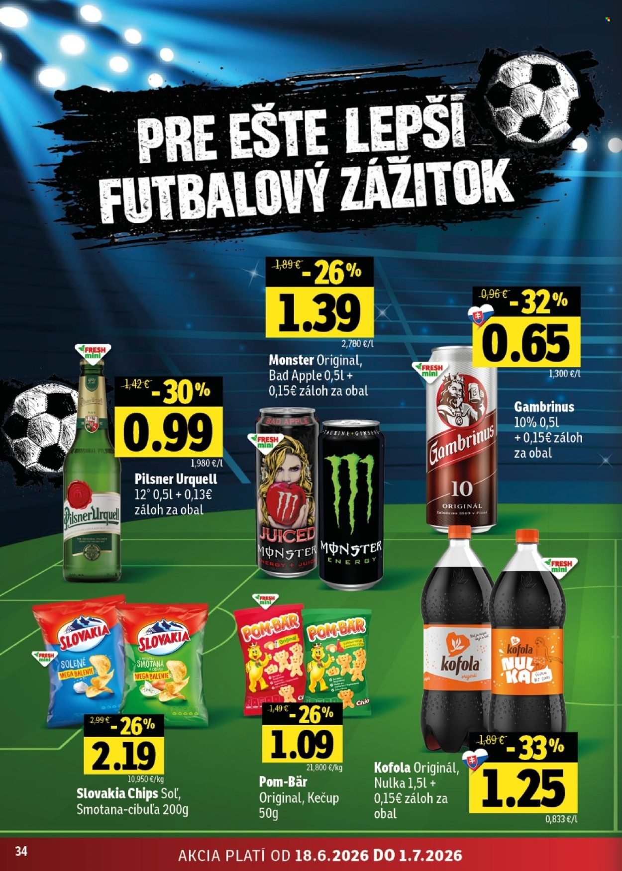 FRESH leták - Stredné a západné Slovensko