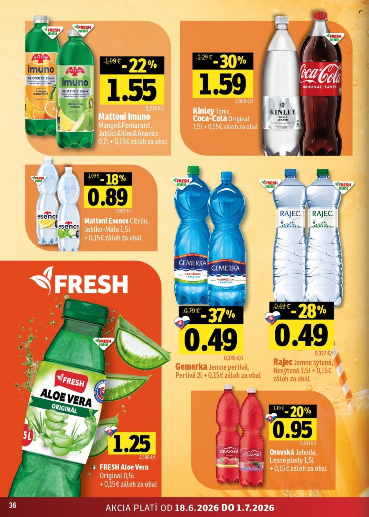 FRESH leták - Stredné a západné Slovensko