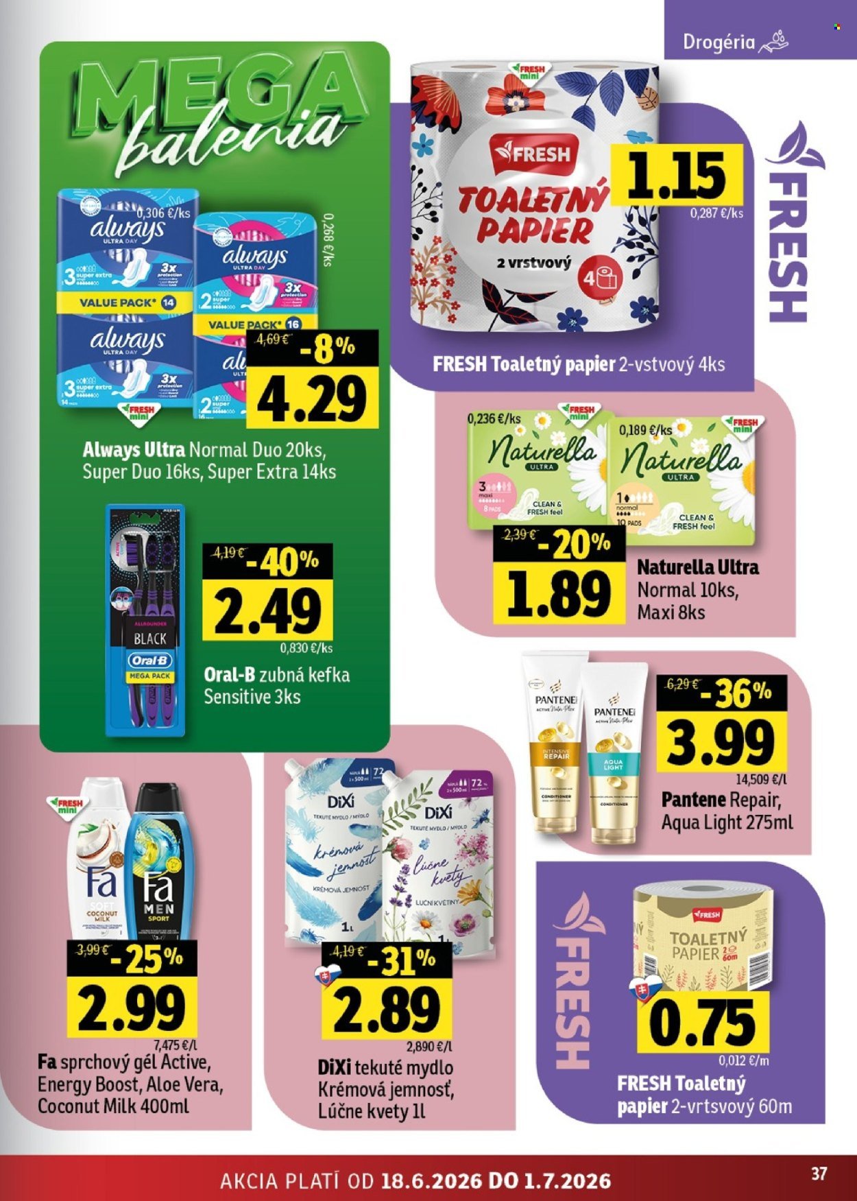 FRESH leták - Stredné a západné Slovensko