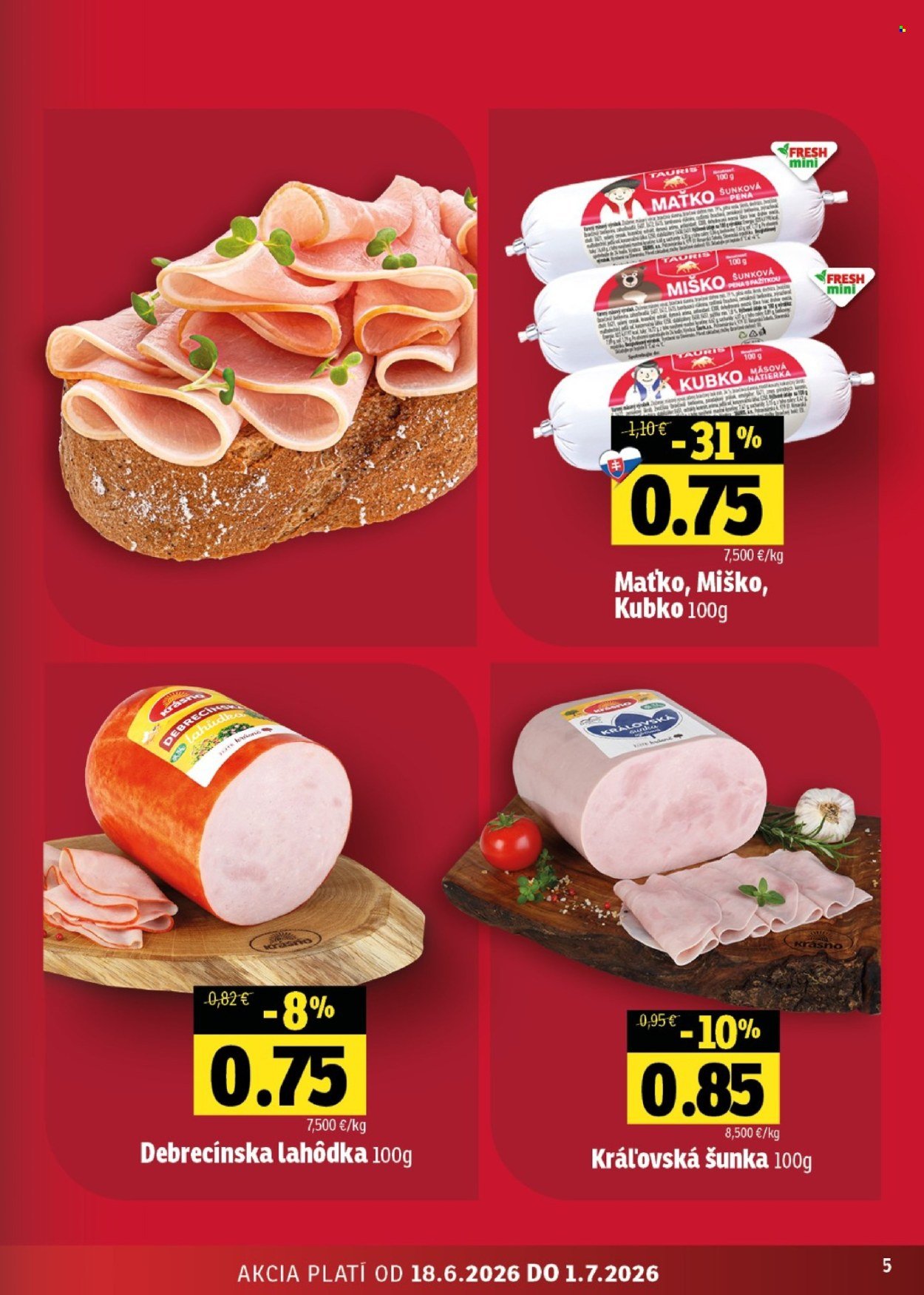 FRESH leták - Stredné a západné Slovensko