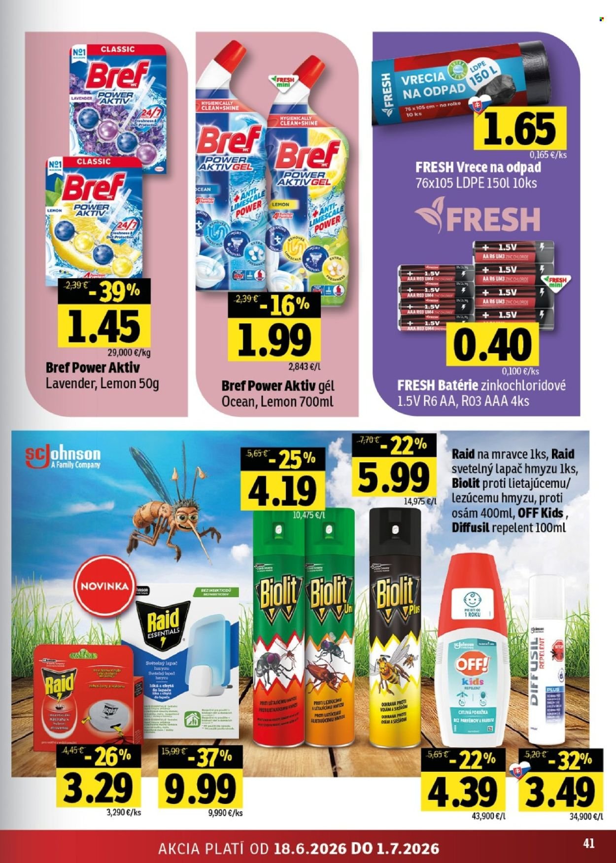 FRESH leták - Stredné a západné Slovensko
