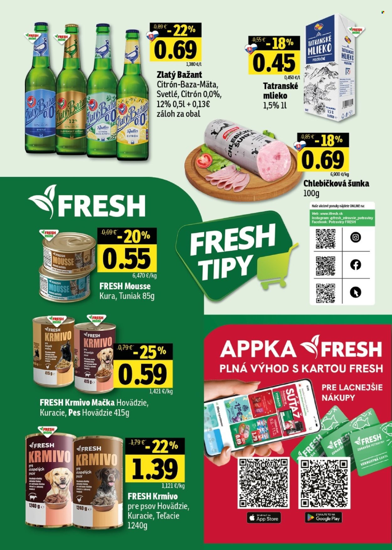FRESH leták - Stredné a západné Slovensko