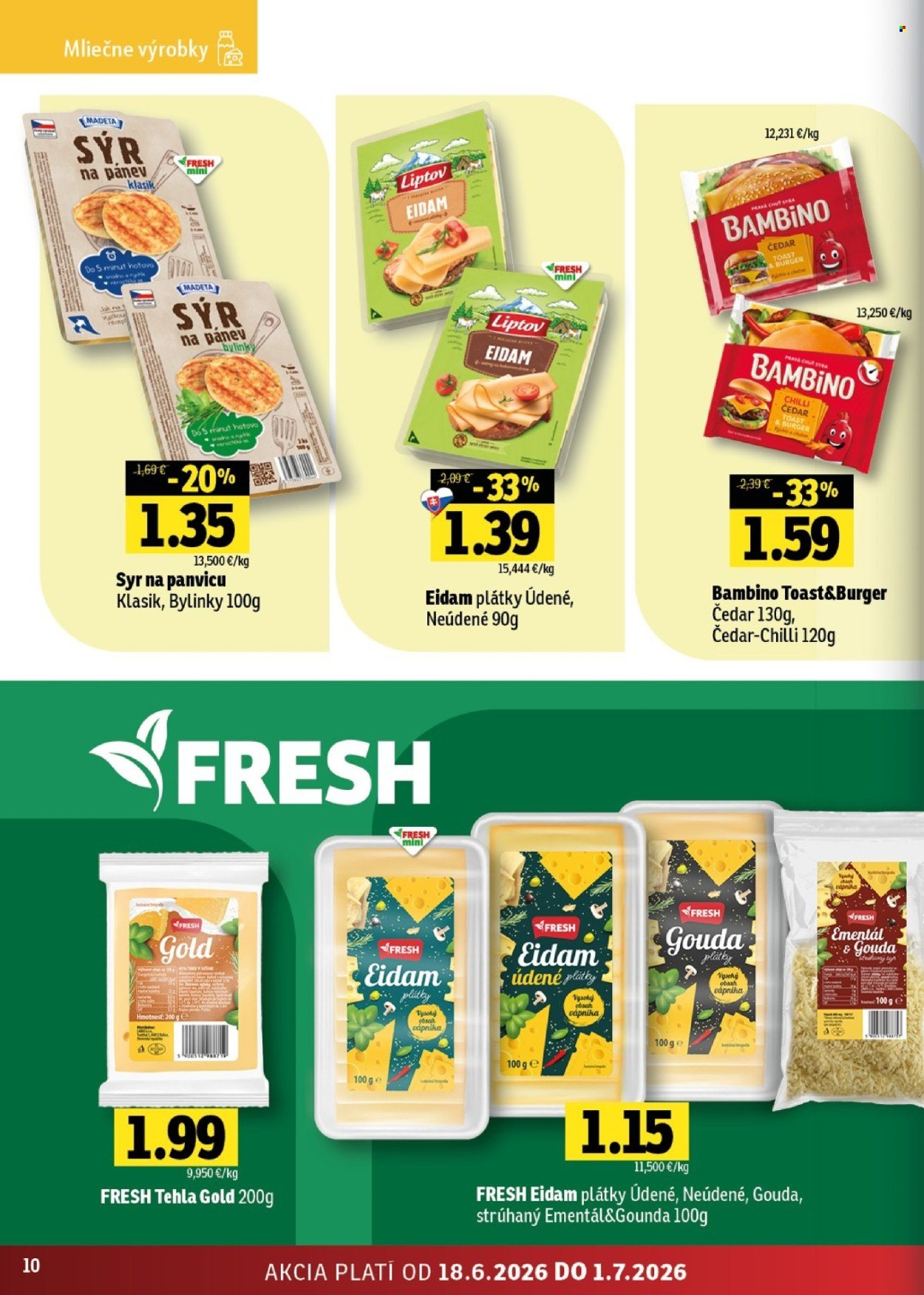 FRESH leták - Stredné a západné Slovensko