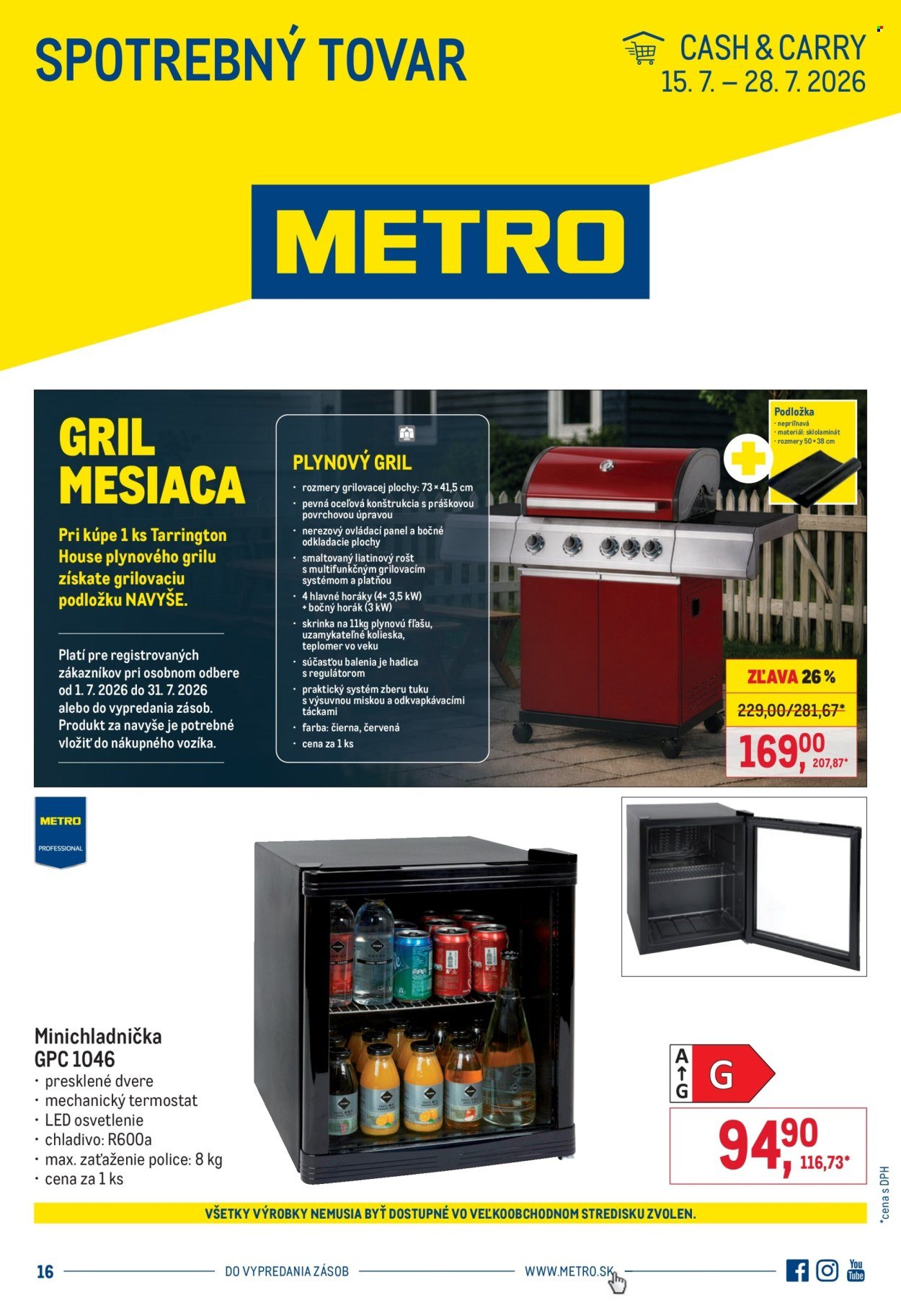METRO leták - Spotrebný tovar