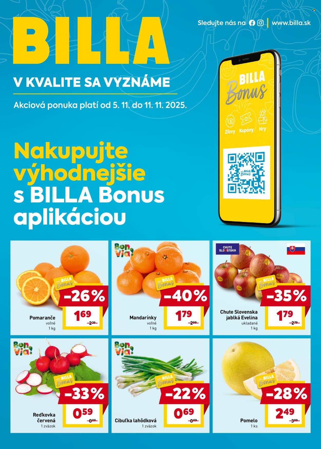 BILLA leták - Bonus leták (2025-11-05 - 2025-11-11) | 1