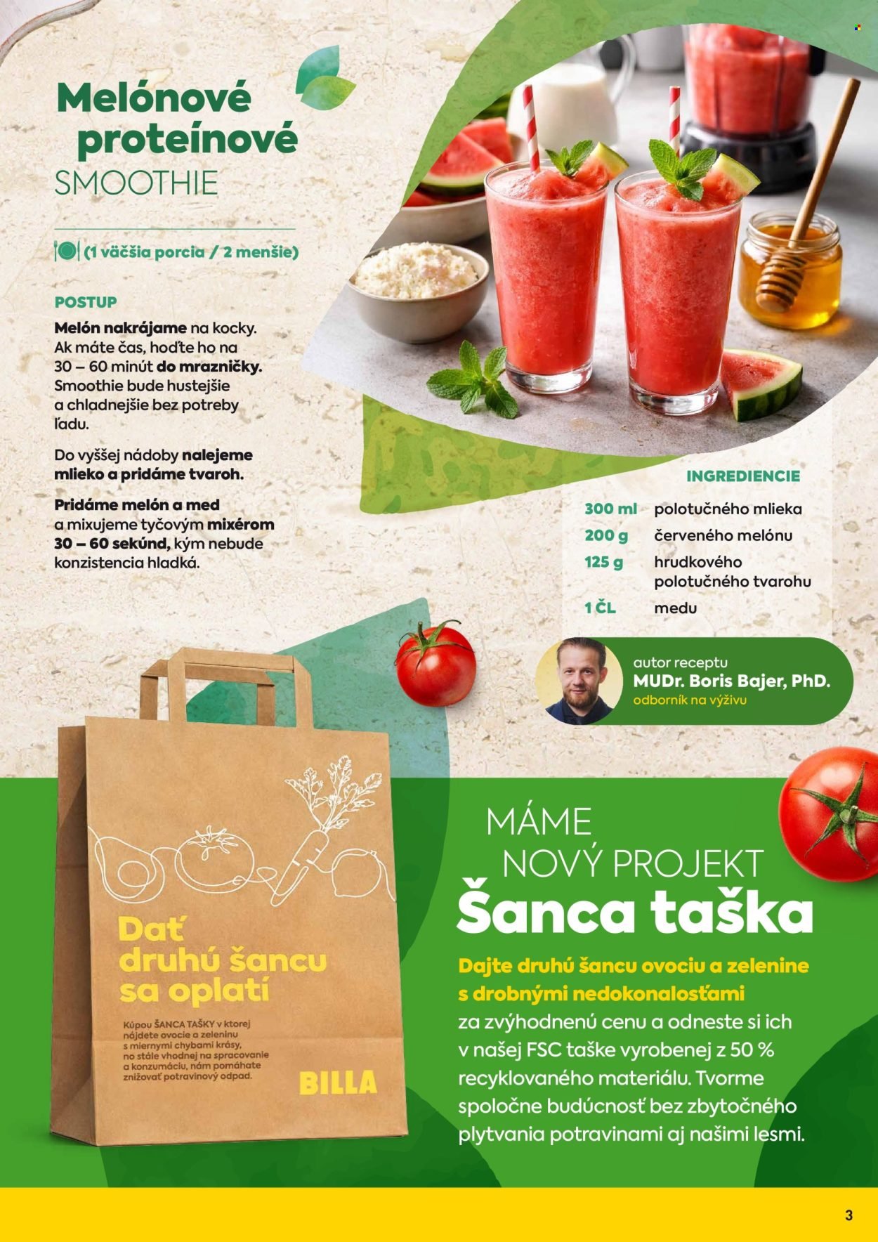 BILLA leták - Katalóg Zdravie a udržateľnosť (2026-04-07 - 2026-04-28) | 3