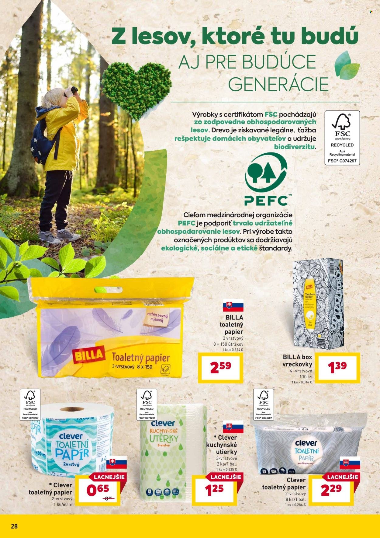 BILLA leták - Katalóg Zdravie a udržateľnosť (2026-04-07 - 2026-04-28) | 28