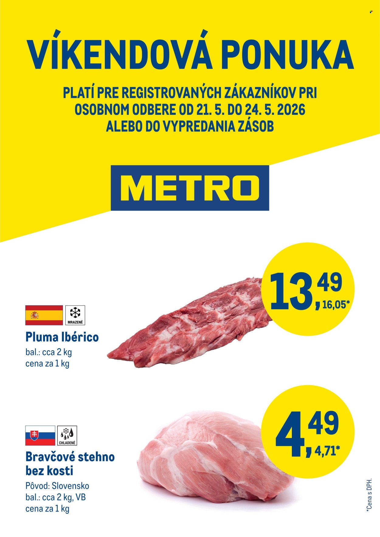 METRO leták - Víkendová ponuka (2026-05-21 - 2026-05-24) | 1