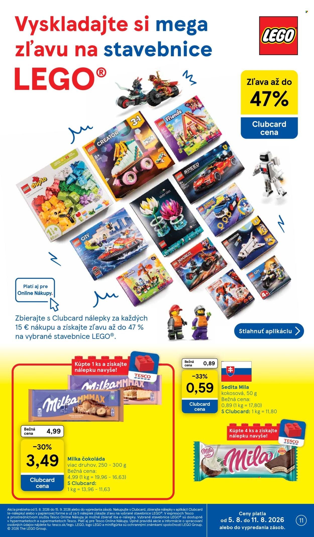 TESCO leták - Od stredy 5.8.2026