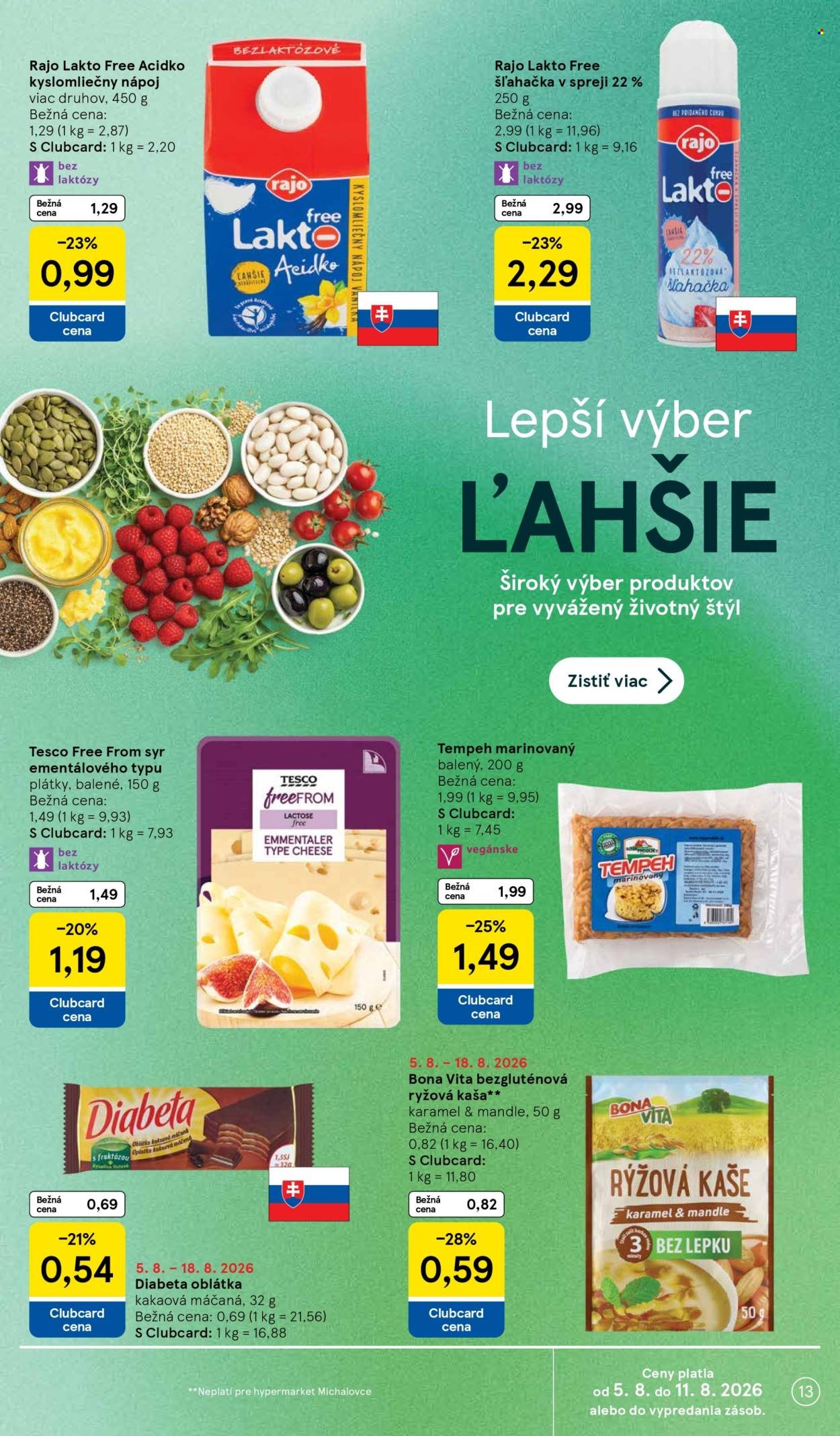 TESCO leták - Od stredy 5.8.2026