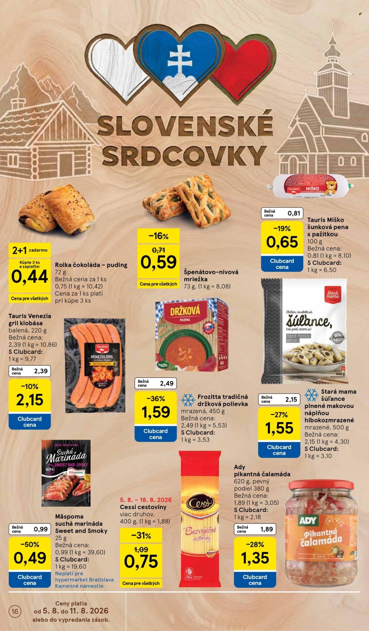 TESCO leták - Od stredy 5.8.2026