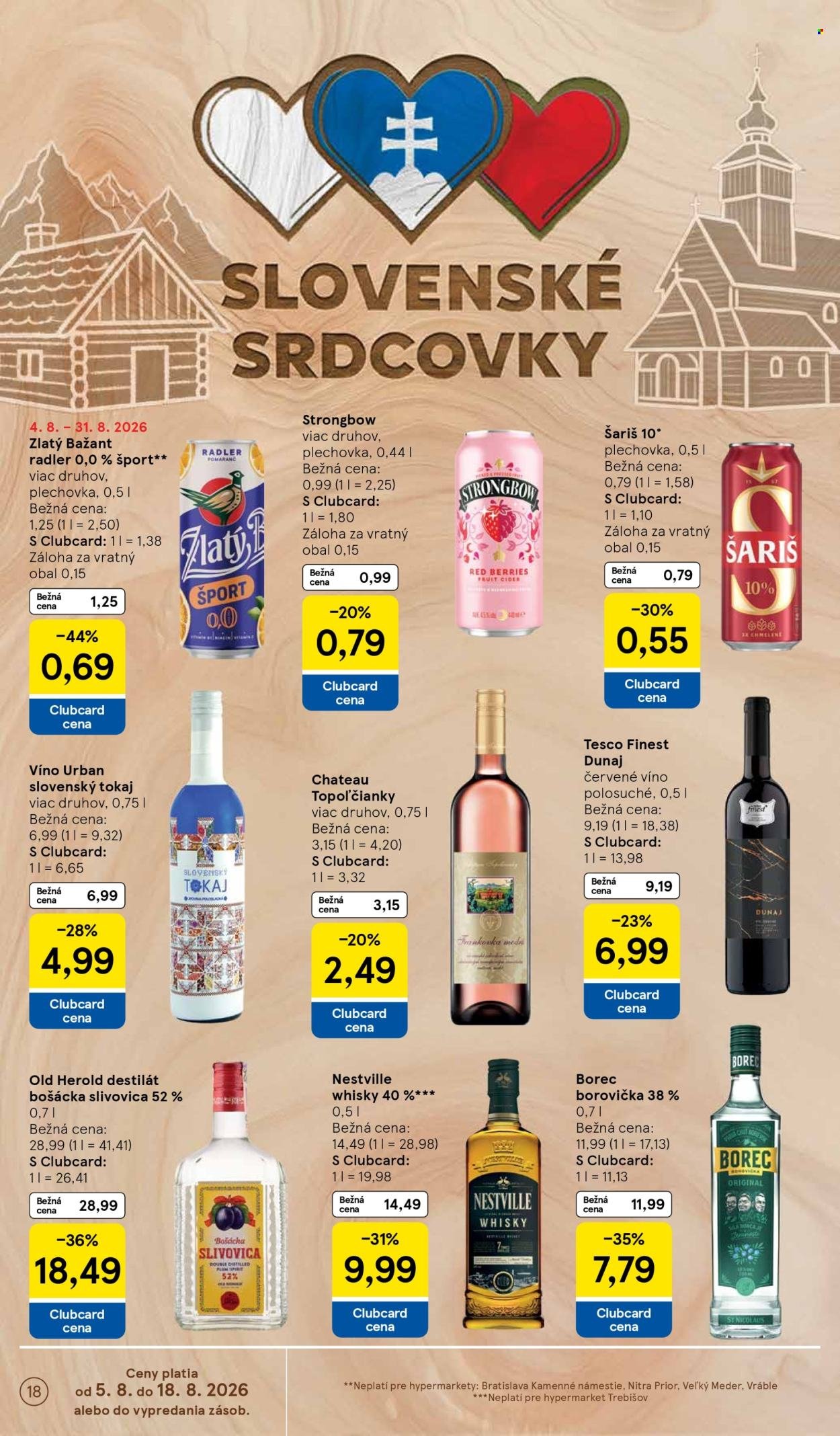 TESCO leták - Od stredy 5.8.2026