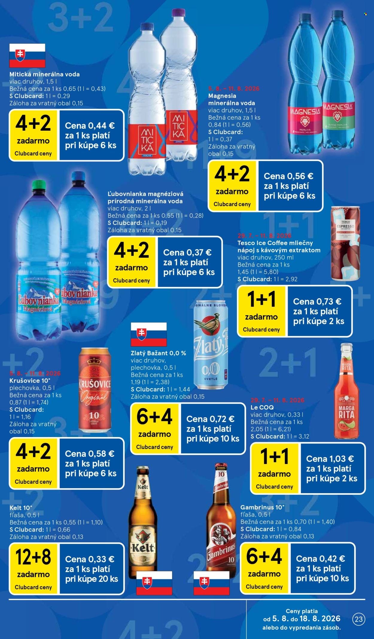 TESCO leták - Od stredy 5.8.2026