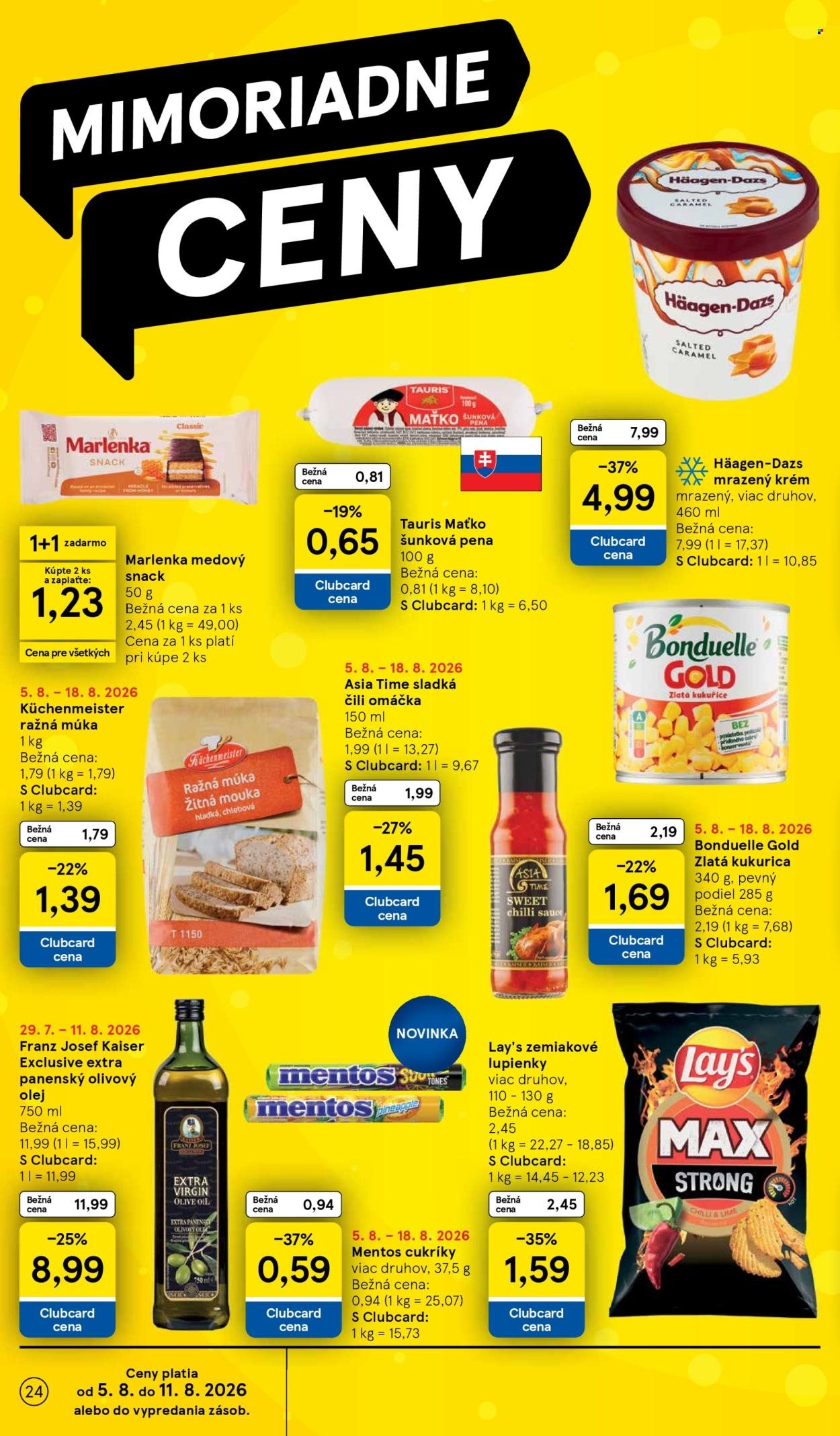TESCO leták - Od stredy 5.8.2026