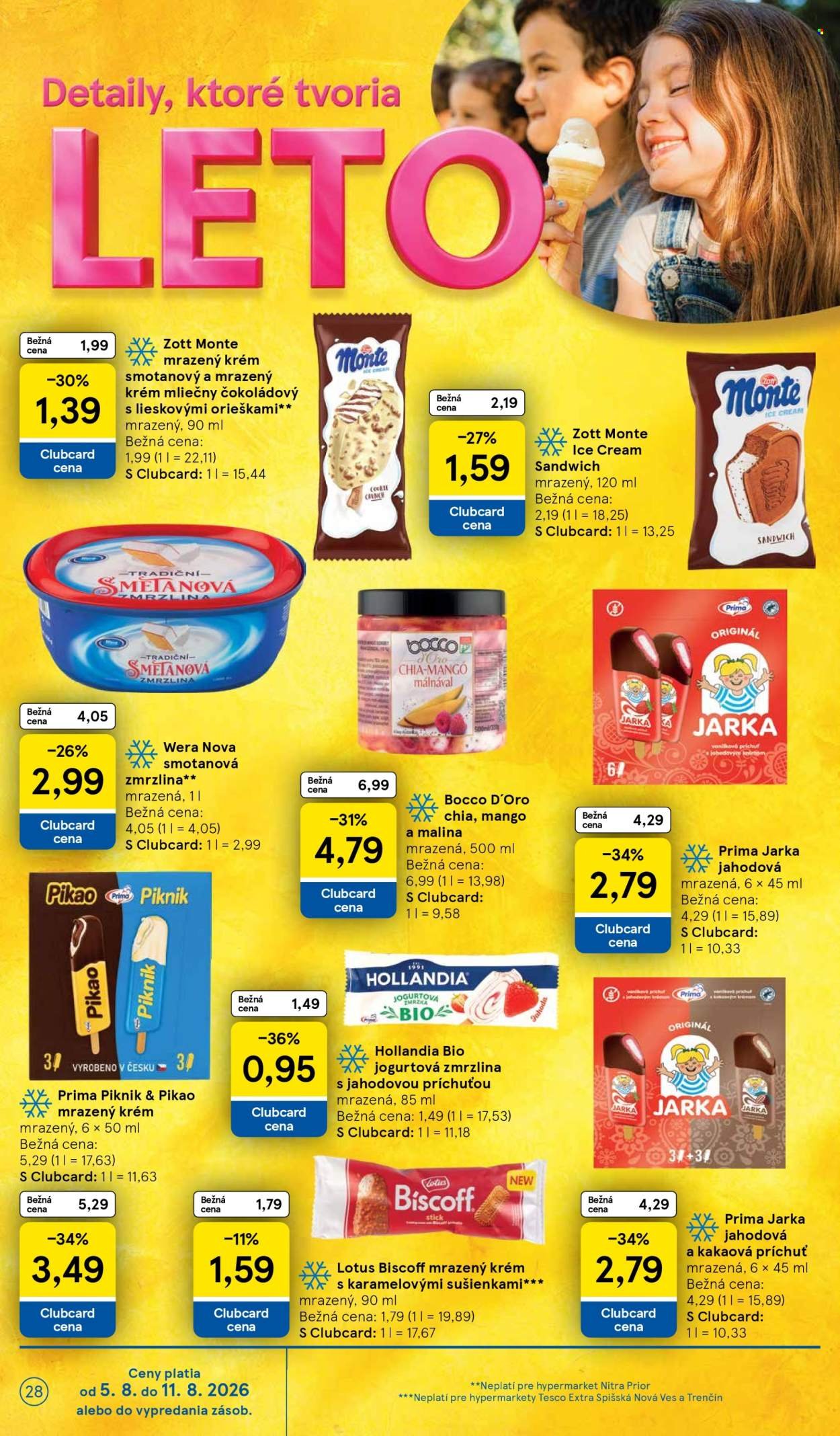TESCO leták - Od stredy 5.8.2026