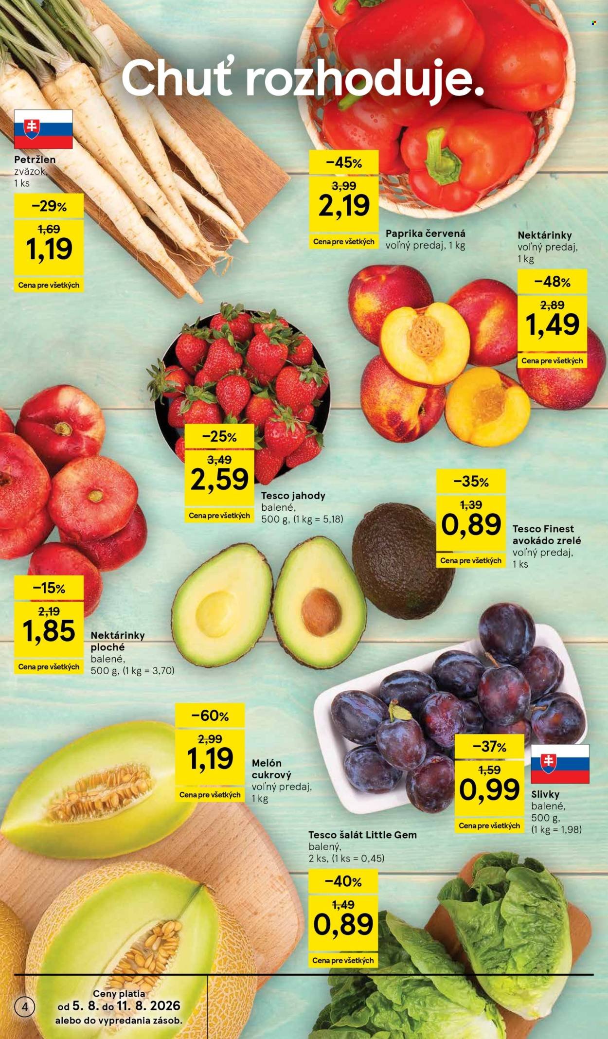 TESCO leták - Od stredy 5.8.2026